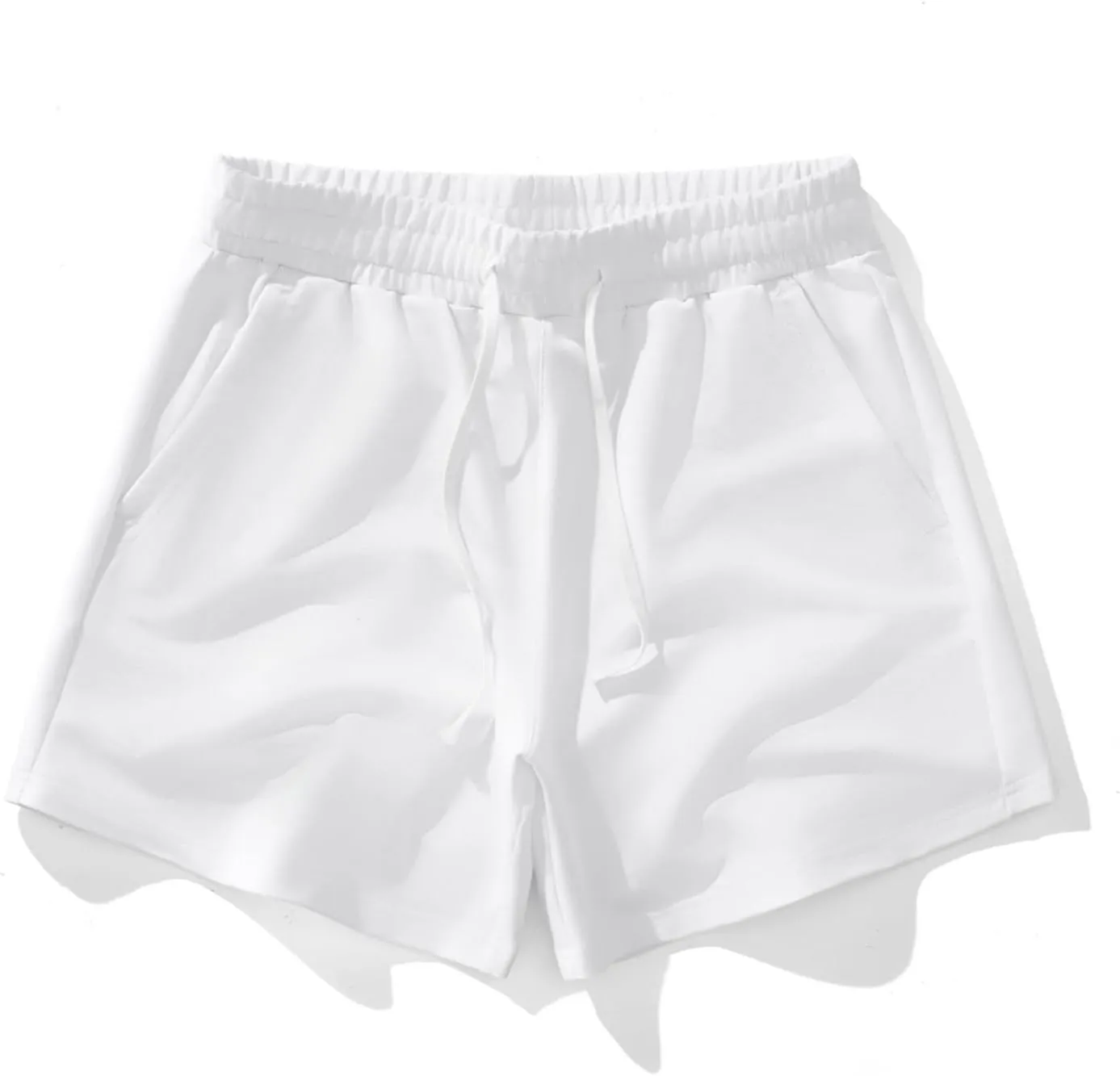 AIMPACT Mens Athletic Gym Shorts 5/5.5 Inch Cotton Casual Shorts Elastic Waist Joggers Sports Sweat Shorts with Pockets