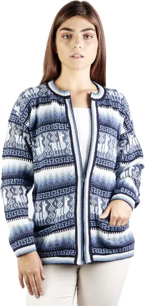 Alpaca Wool Sweater & Cardigan | Warm & Soft Alpaca Wool Fair Isle Sweater