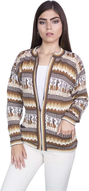 Alpaca Wool Sweater & Cardigan | Warm & Soft Alpaca Wool Fair Isle Sweater
