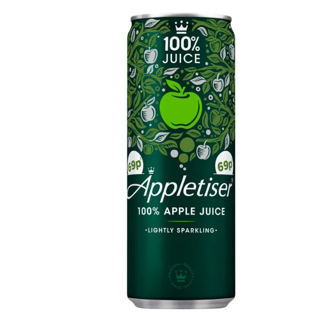 Appletiser  Sparkling Apple Juice Cans Pack of  250ml