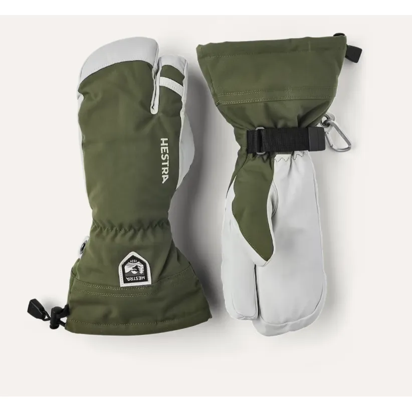 Army Leather Heli Ski 3-Finger