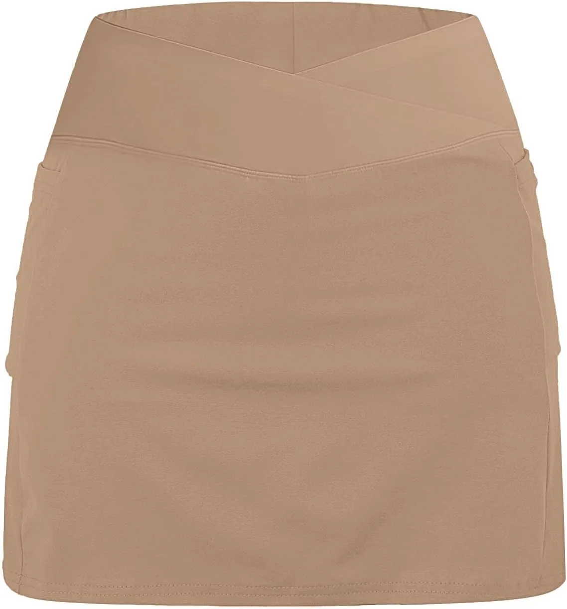Athletic Skorts for Women Hight Waist Tummy Control Skirts Soft Elastic Shorts Tennis Yoga Skinny Casual Skort