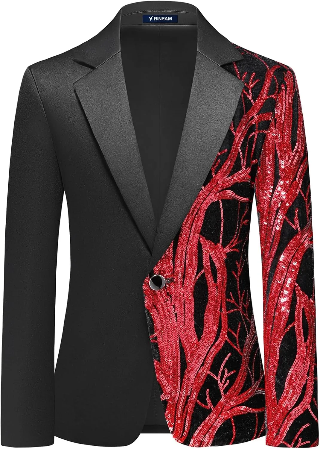 Boys Formal Tuxedo Suit Set Size 4-16 Sequin Blazer 2 Piece Satin Jacket Black Pants Kids and Teen Boys Dress Outfit