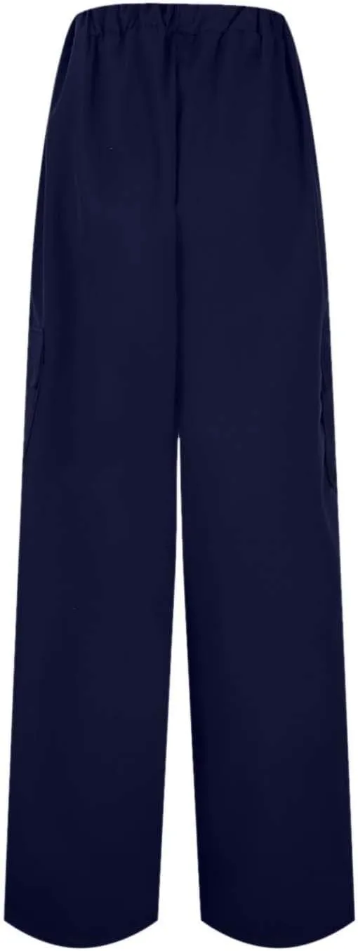 Casual Pants for Women Summer Wide Leg Pants with Pockets High Waist Loose Trousers Business Work Cargo Trousers