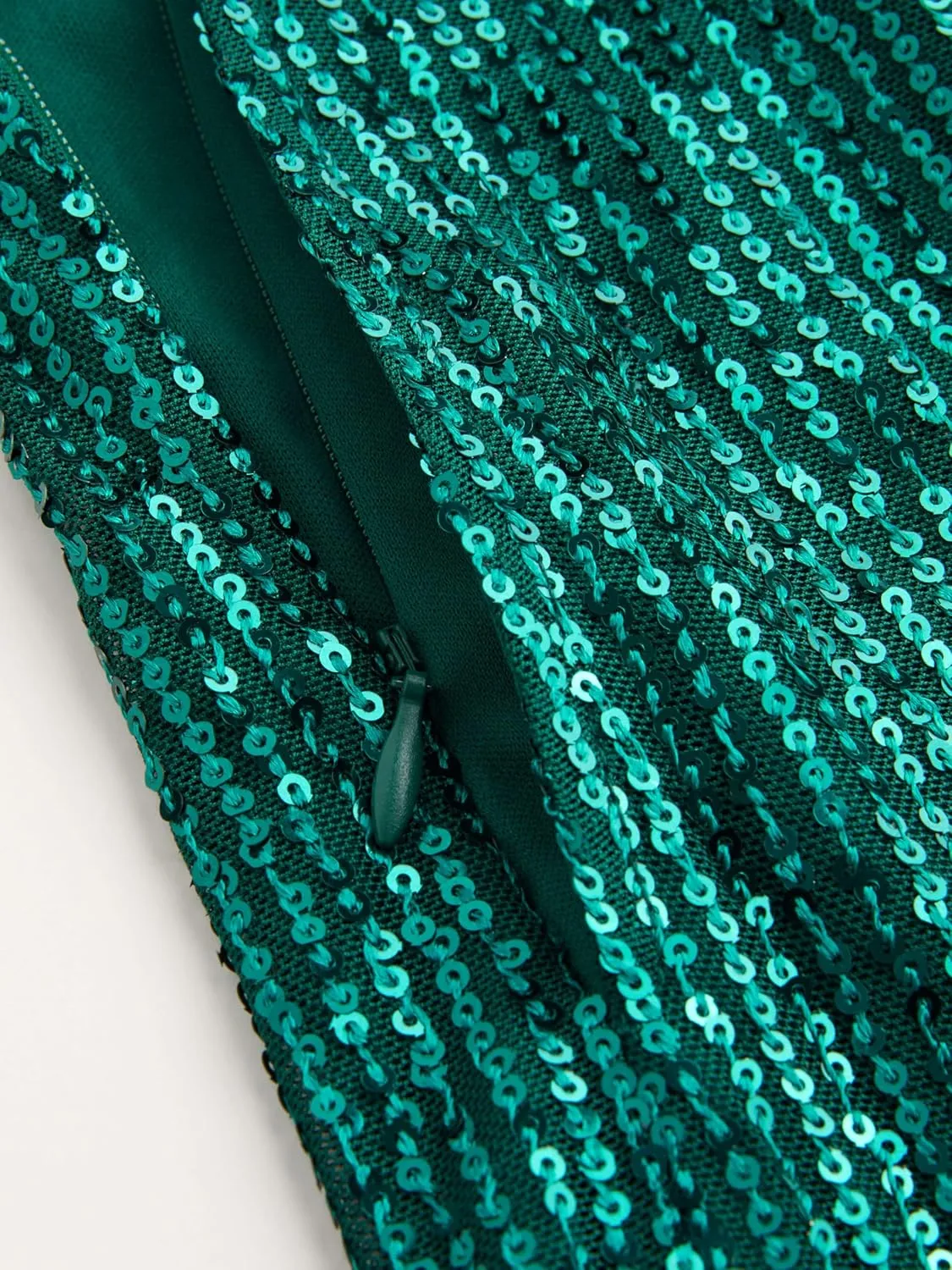 CIDER Sequins Mid Waist Straight Leg Trousers