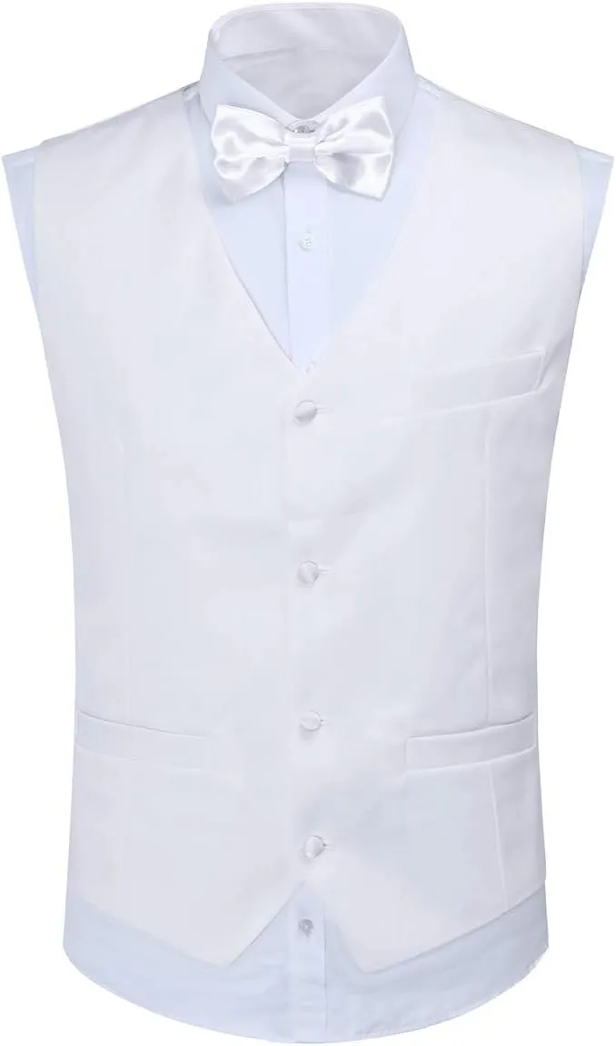 Cloudstyle Men's Tailcoat Formal Slim Fit 3-Piece Suit Dinner Jacket Swallow-Tailed Coat