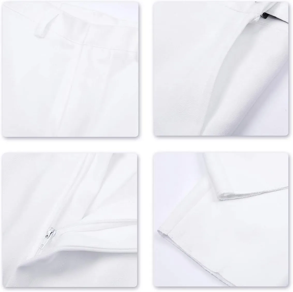 Cloudstyle Men's Tailcoat Formal Slim Fit 3-Piece Suit Dinner Jacket Swallow-Tailed Coat