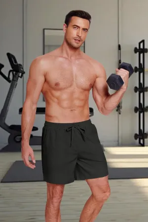COOFANDY Men's 2 in 1 Running Shorts 2 Pack Athletic Shorts Quick Dry Gym Training Workout Shorts with Pockets