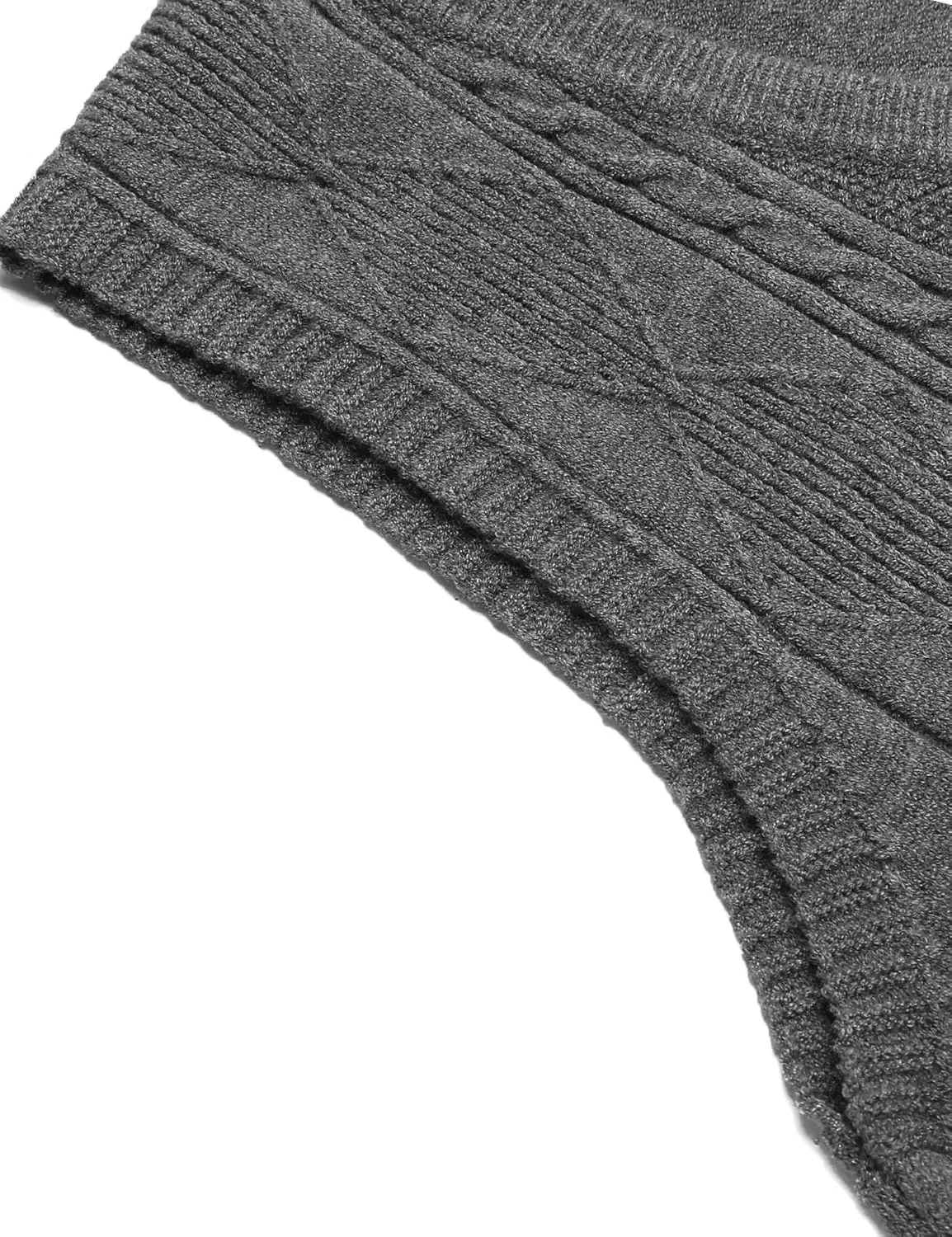 COOFANDY Men's Sweater Vest V Neck Pullover Sweater Sleeveless Knit Casual Slim Fit Vest