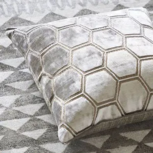 Designers Guild Manipur Oyster Cushion 55" x 55"