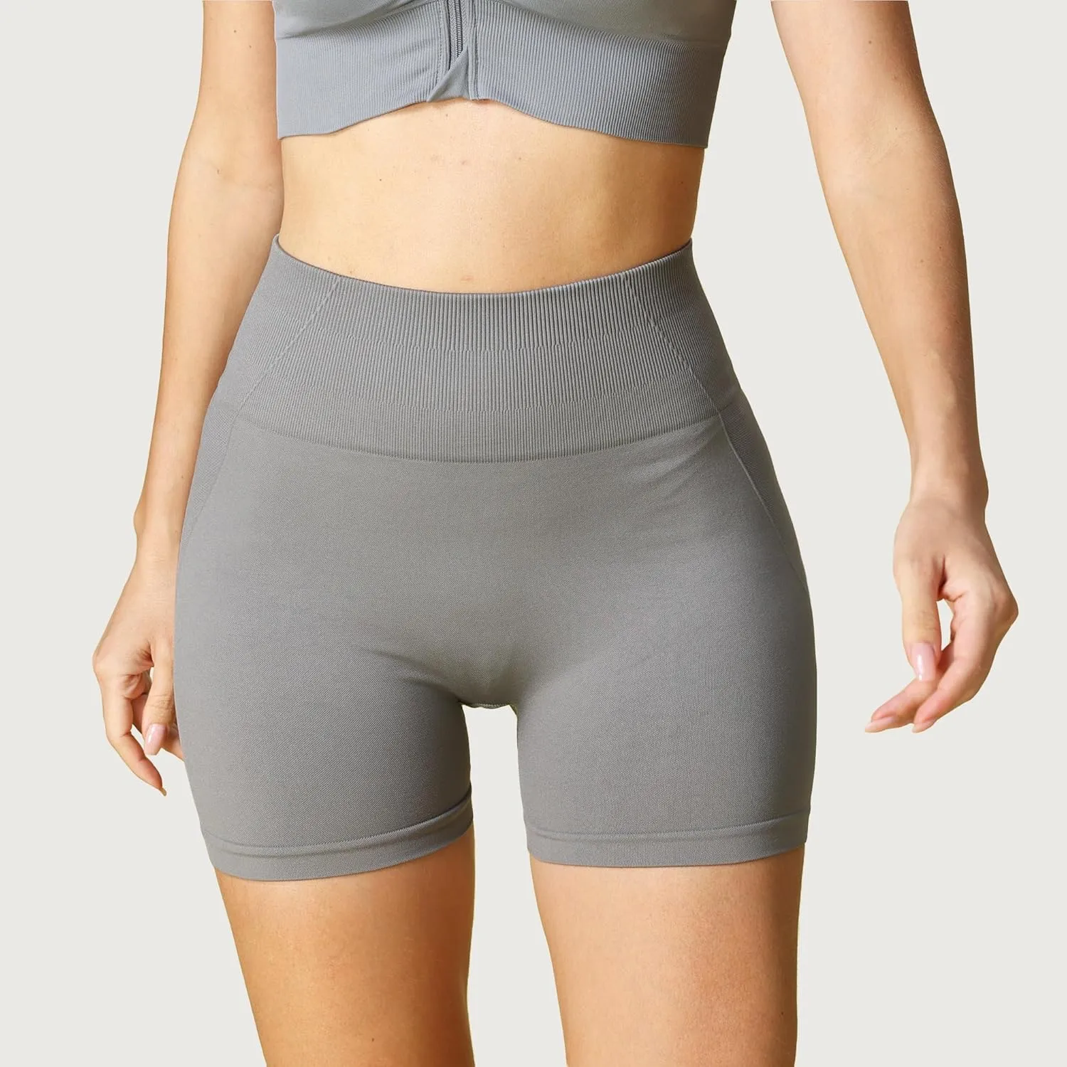 Evercute Women's Butt Lifting Shorts Pack Workout Sets Booty Shorts High Waist Gym Shorts Seamless Exercise Fitness Yoga