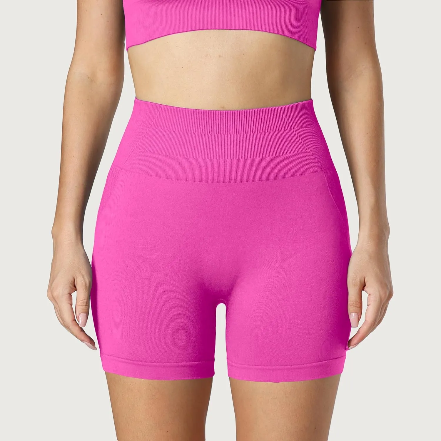 Evercute Women's Butt Lifting Shorts Pack Workout Sets Booty Shorts High Waist Gym Shorts Seamless Exercise Fitness Yoga