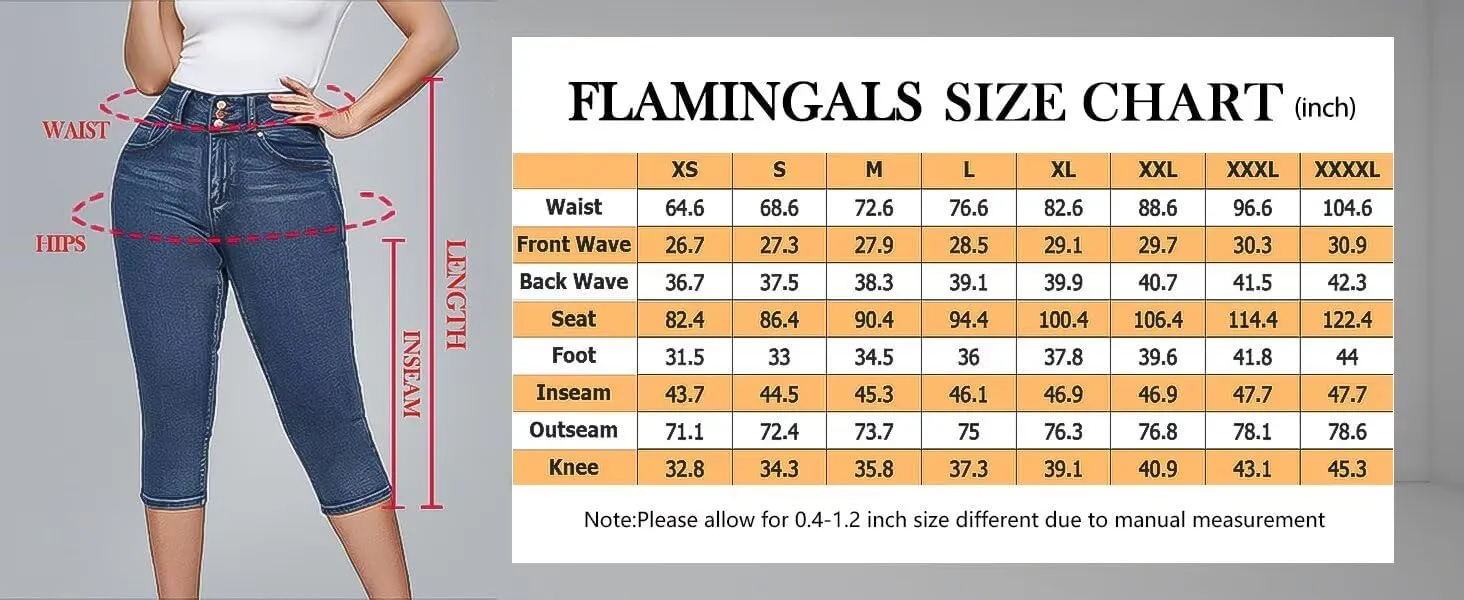 Flamingals Women's Ripped Stretchy Jean Shorts Mid Rise Skinny Denim Shorts Distressed Frayed Raw Hem Casual Summer Shorts