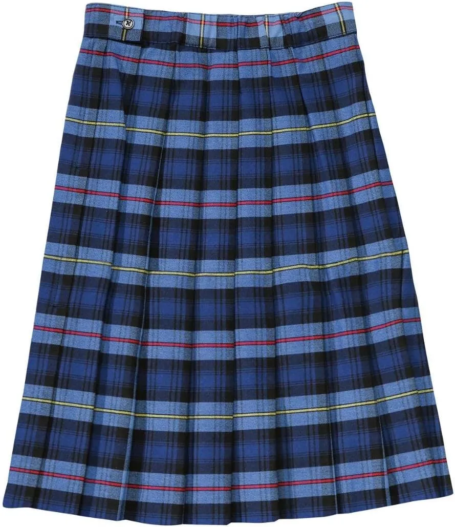 French Toast Girls' Below/Knee Plaid Pleat Skirt