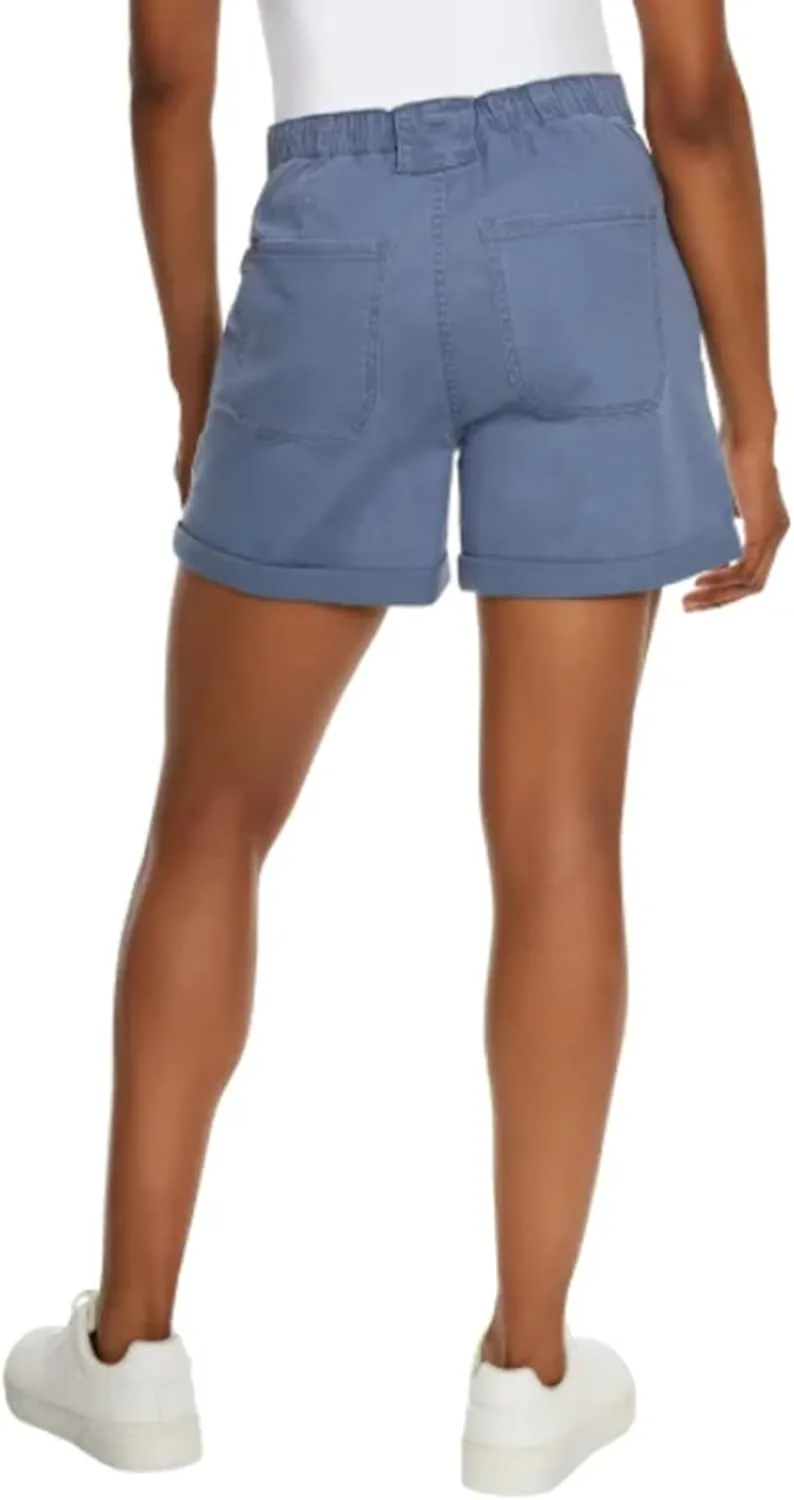 Gloria Vanderbilt Women Hiking Cargo Shorts with Pockets, High Rise Cotton Shorts for Women, Golf Casual Summer Shorts