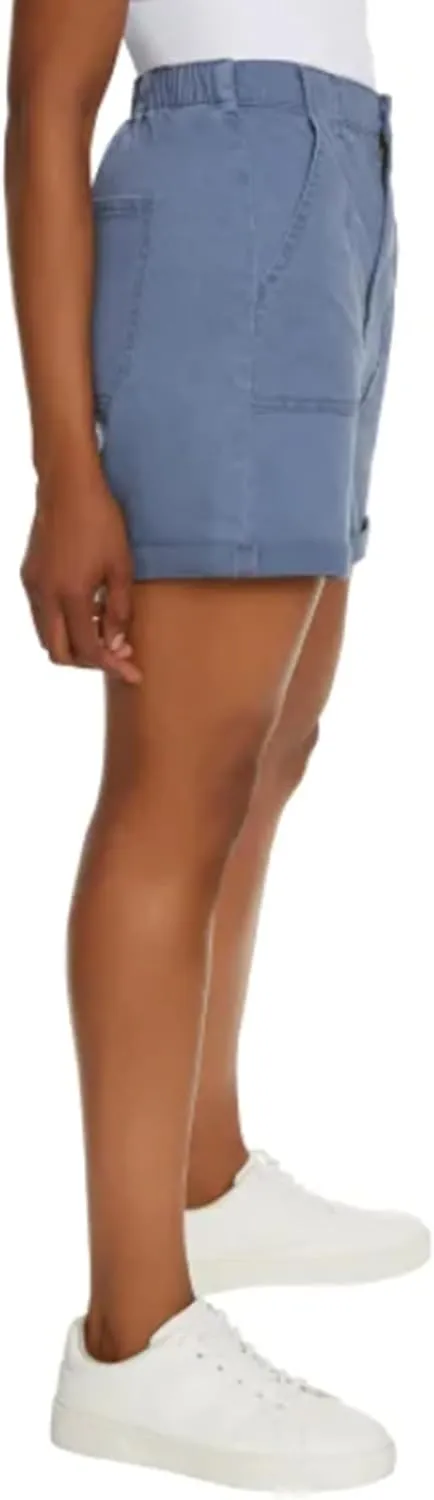 Gloria Vanderbilt Women Hiking Cargo Shorts with Pockets, High Rise Cotton Shorts for Women, Golf Casual Summer Shorts