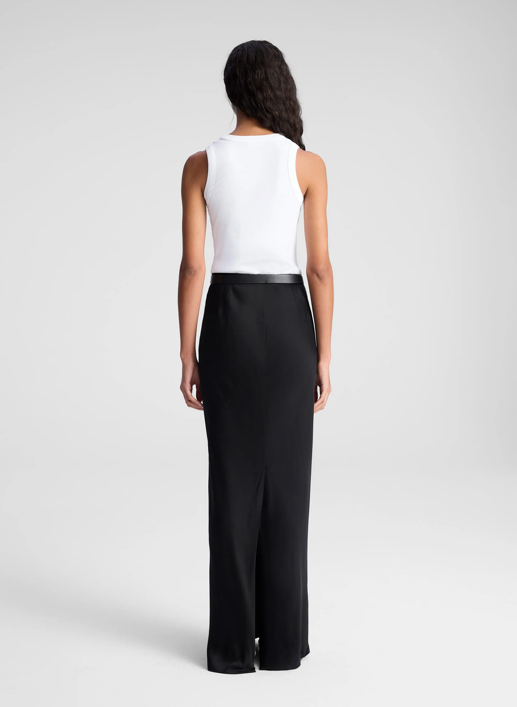 Greta Satin Maxi Skirt