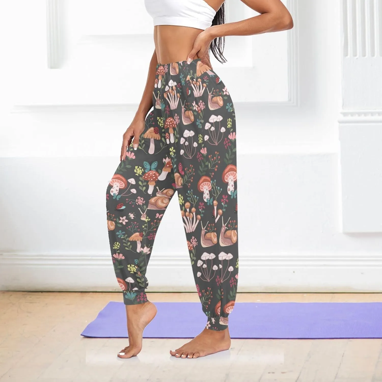 Hippie Harem Pants Cozy Yoga Trousers Casual Dance Sweatpants