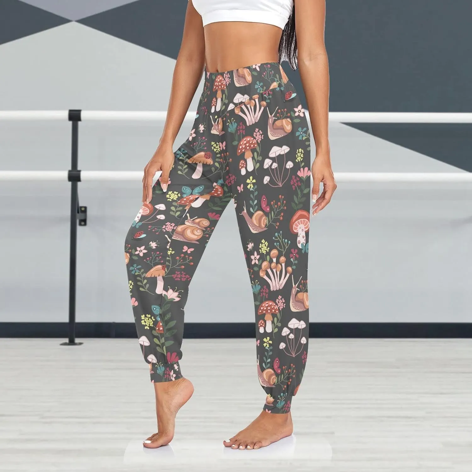 Hippie Harem Pants Cozy Yoga Trousers Casual Dance Sweatpants