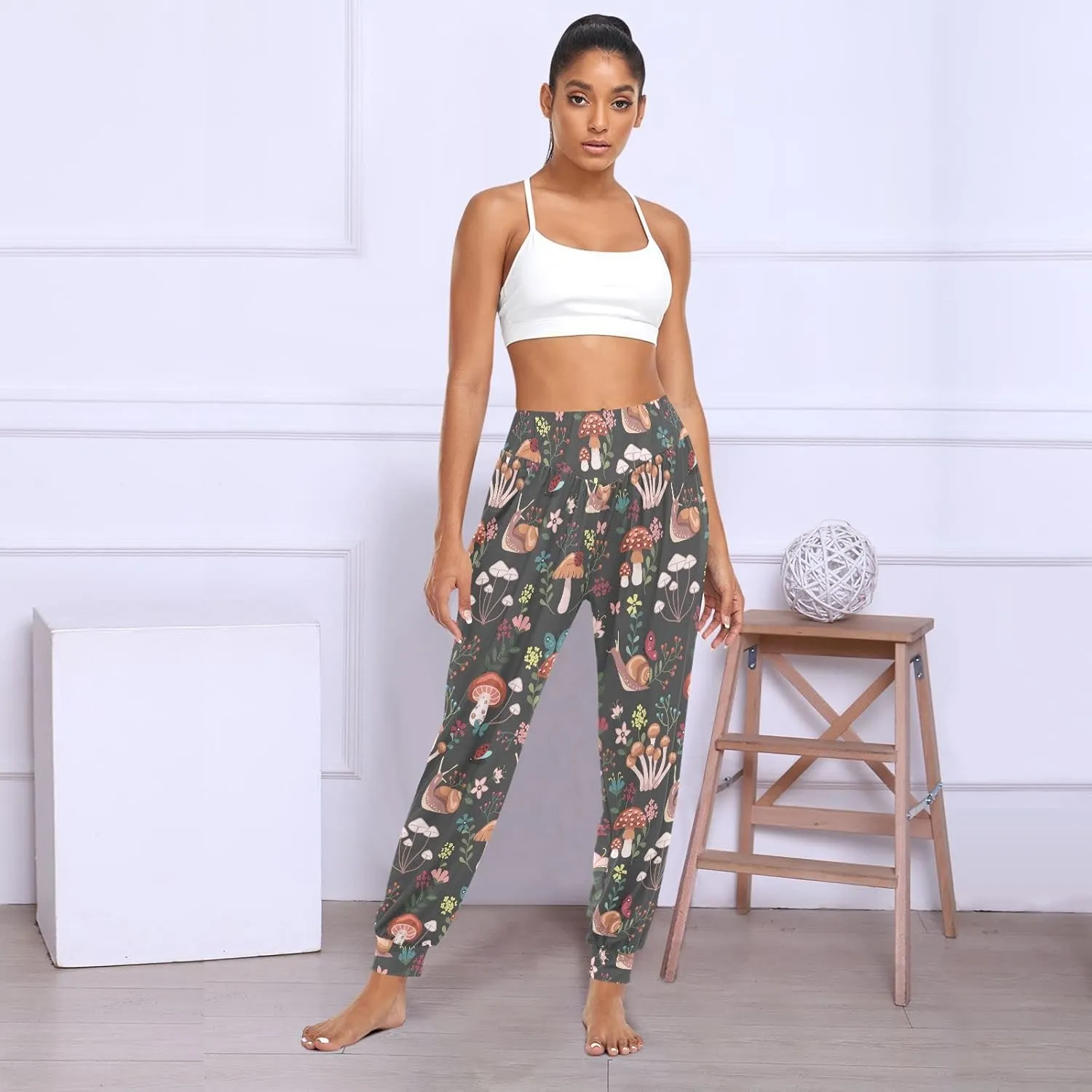 Hippie Harem Pants Cozy Yoga Trousers Casual Dance Sweatpants