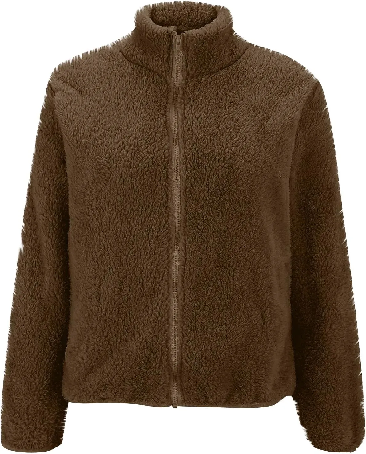 Hoodies for Women Zip Up Comfy Warm Plus Size Teddy Jackets with Pockets Lightweight Fleece Fall Winter Coats