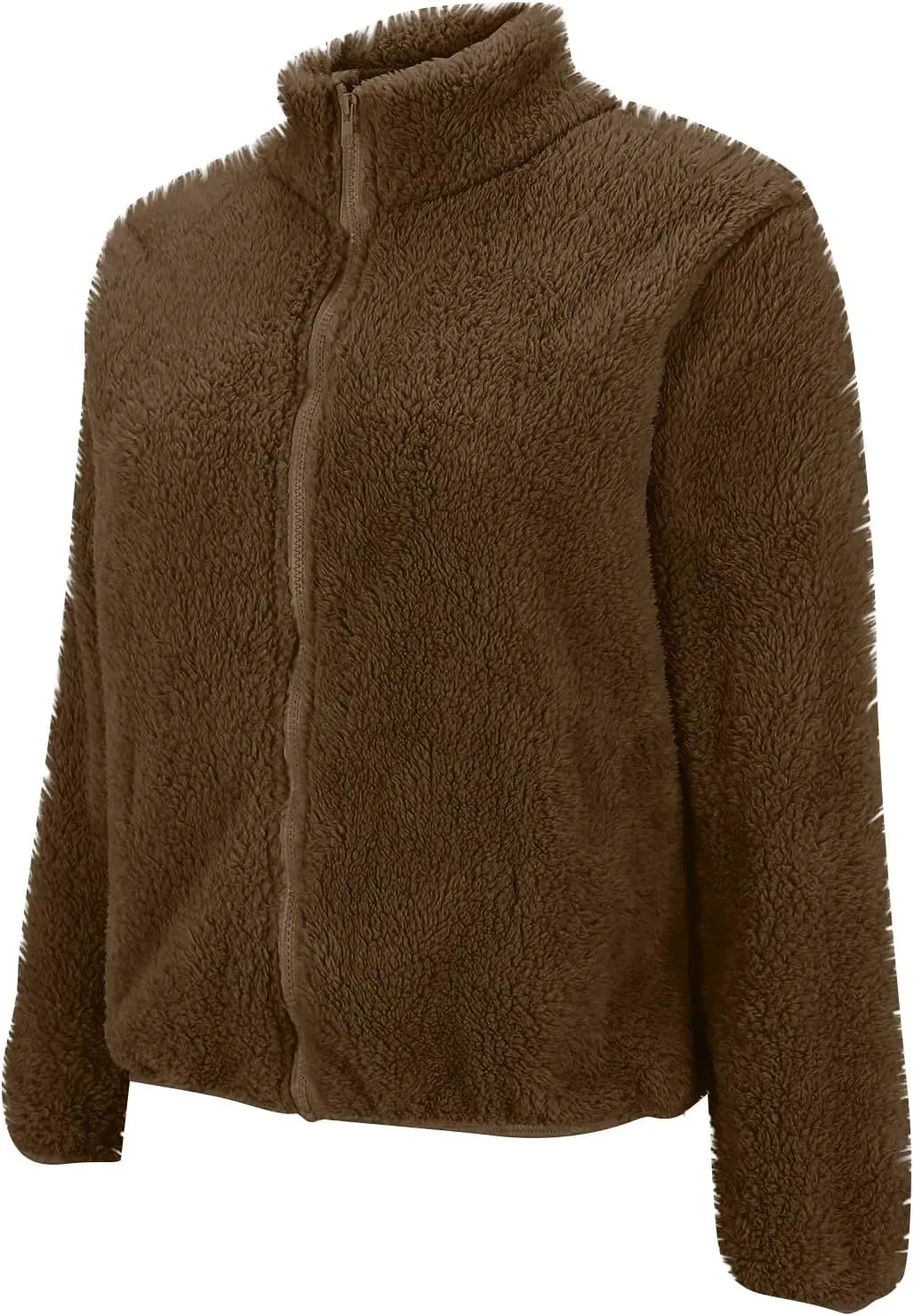 Hoodies for Women Zip Up Comfy Warm Plus Size Teddy Jackets with Pockets Lightweight Fleece Fall Winter Coats