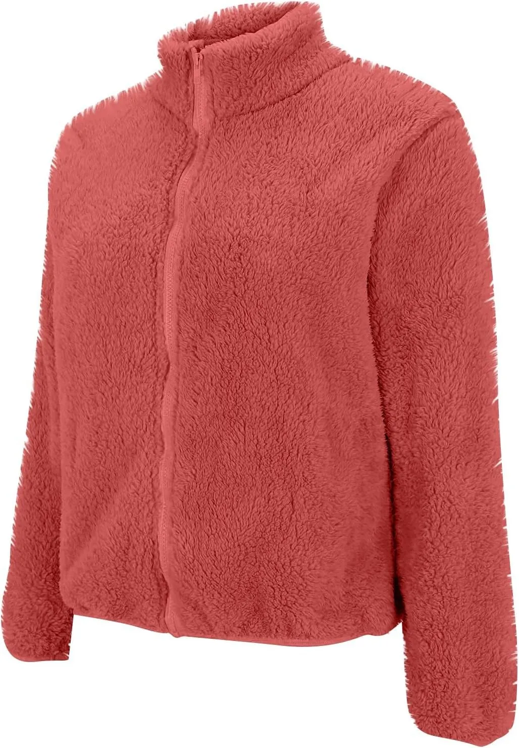 Hoodies for Women Zip Up Comfy Warm Plus Size Teddy Jackets with Pockets Lightweight Fleece Fall Winter Coats