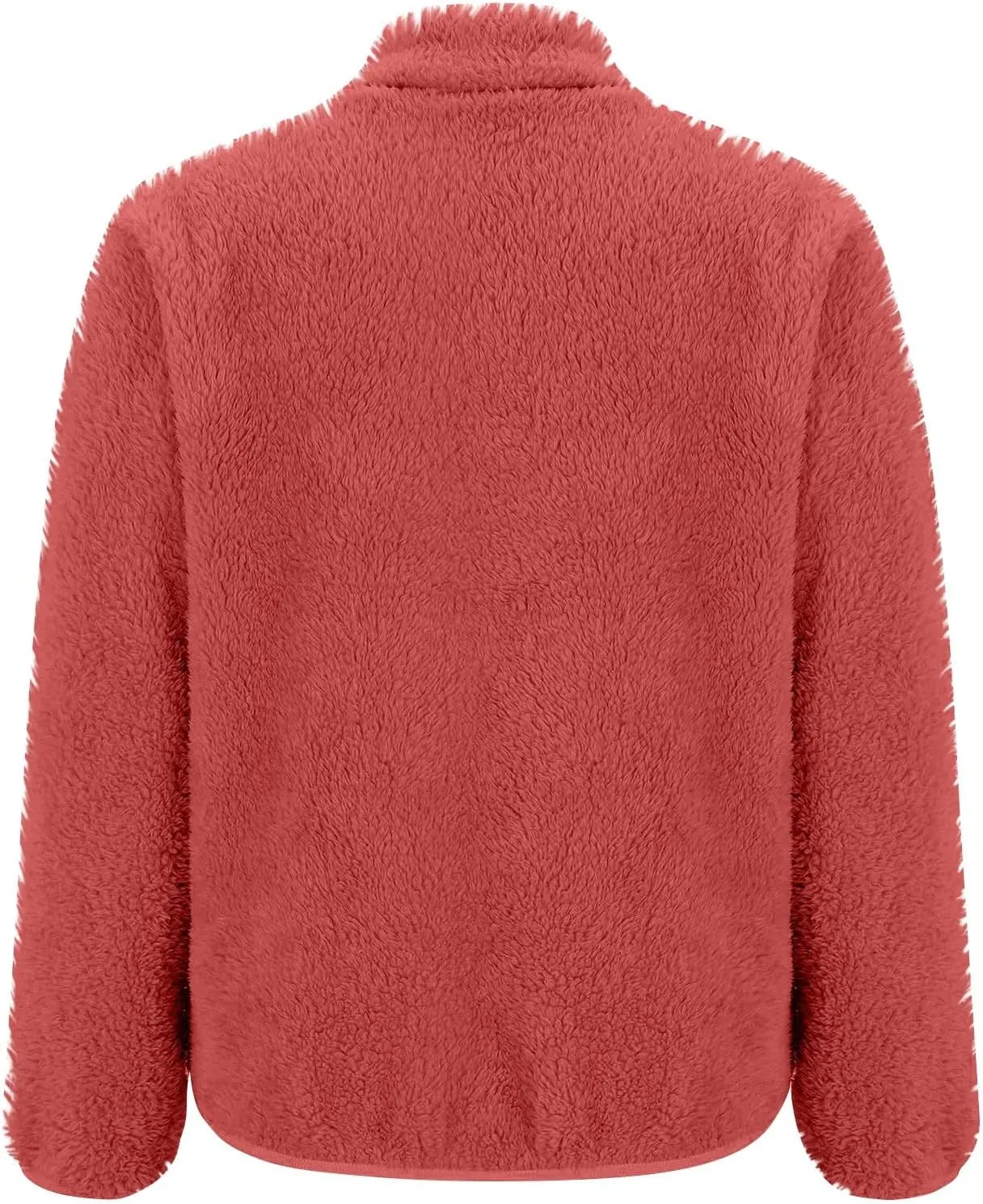 Hoodies for Women Zip Up Comfy Warm Plus Size Teddy Jackets with Pockets Lightweight Fleece Fall Winter Coats