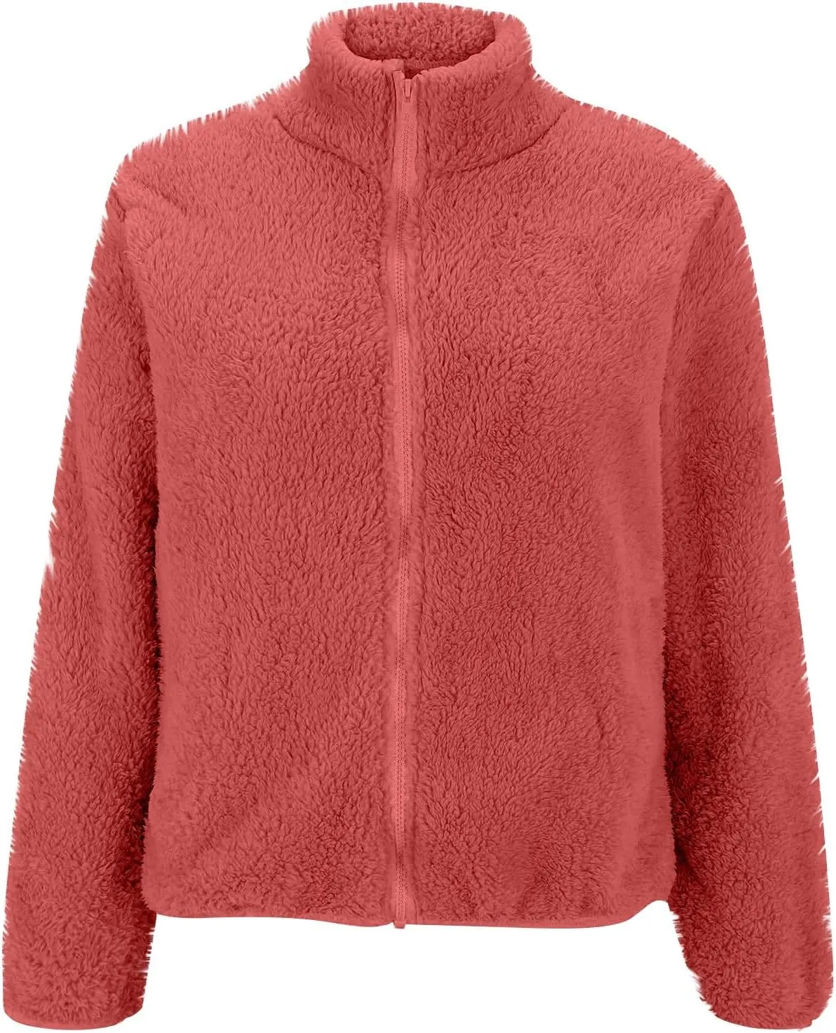 Hoodies for Women Zip Up Comfy Warm Plus Size Teddy Jackets with Pockets Lightweight Fleece Fall Winter Coats