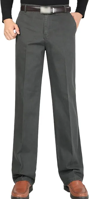 JEShifangjiusu Men's Stretch Dress Pants Casual Slim Fit Skinny Suit Pants Chino Pant Business Fit Flex Flat Front Pant (34,Dark Grey), Dark Grey, 34