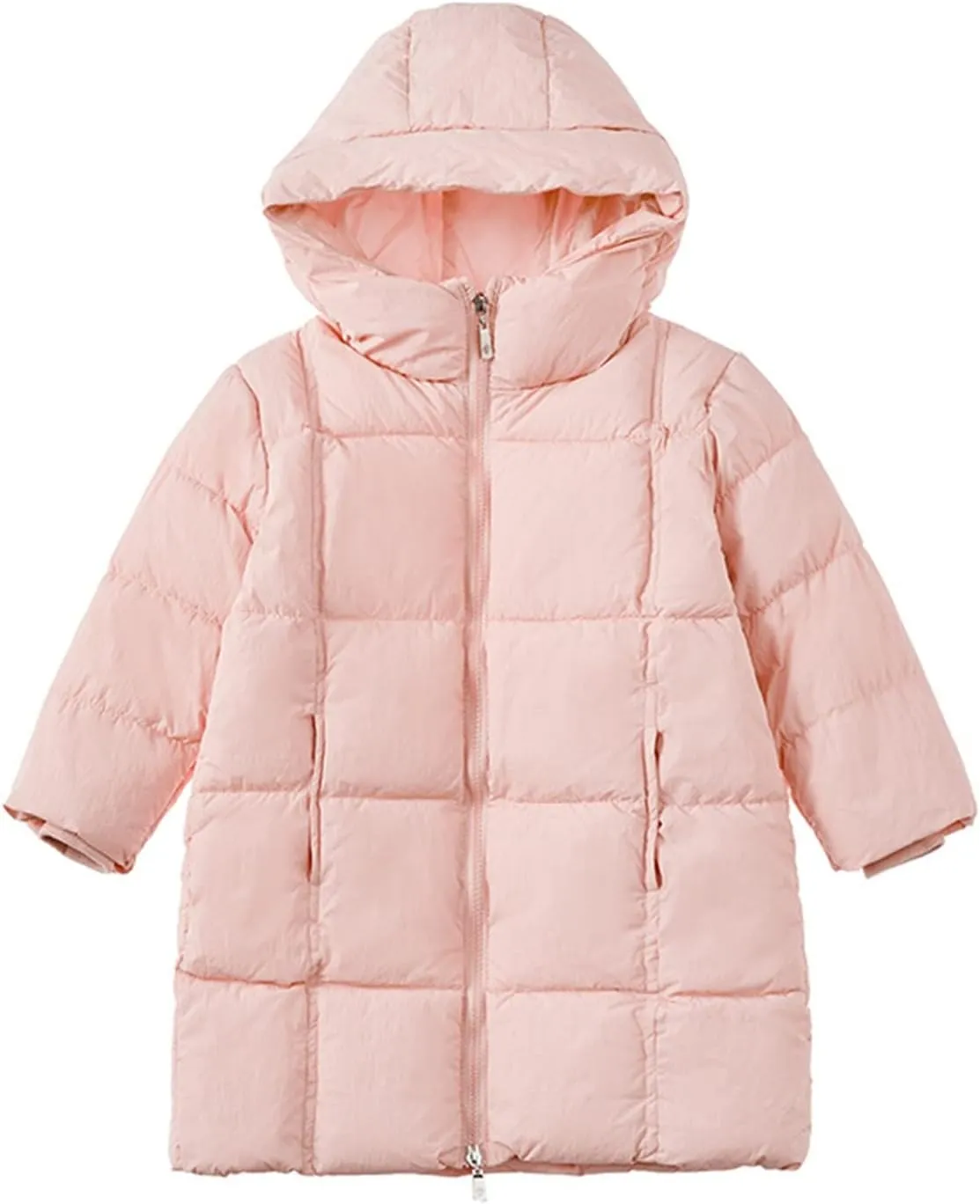 Kids Toddler Baby Girls Boys Winter Warm Thick Solid Cotton Long Sleeve Padded Jacket Jacket Coat (RD2, 7-8 Years)