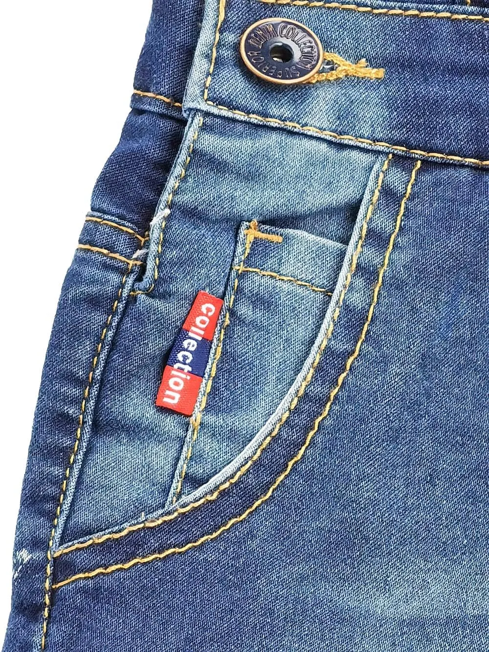 KIDSCOOL SPACE Baby Denim Overall,Toddler Little Soft Cute Jean Jumper