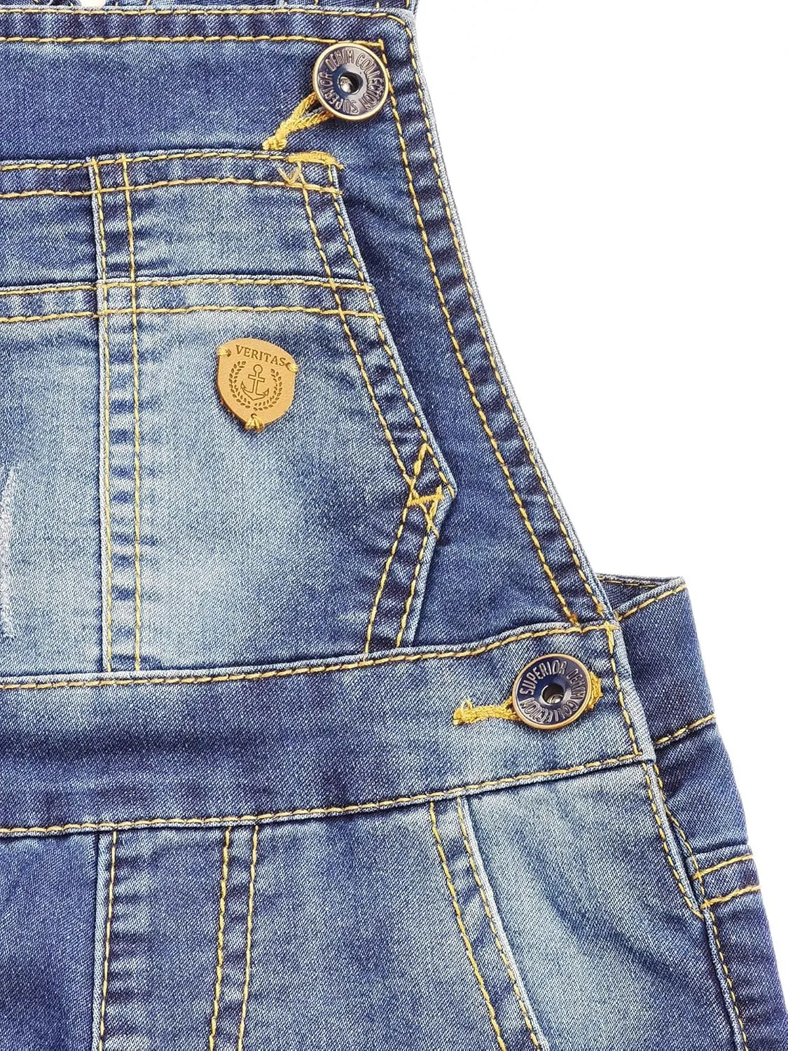 KIDSCOOL SPACE Baby Denim Overall,Toddler Little Soft Cute Jean Jumper