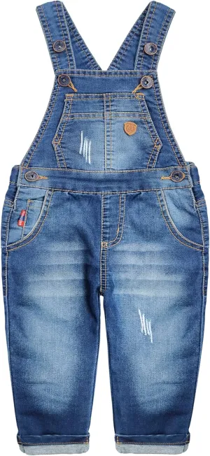 KIDSCOOL SPACE Baby Denim Overall,Toddler Little Soft Cute Jean Jumper