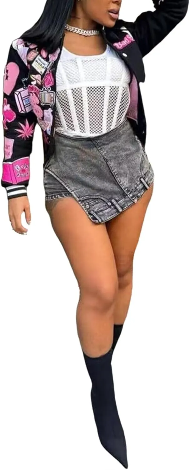 LAJIOJIO Women's Camo Cargo Shorts High Waisted Casual Army Camouflage Print Shorts Summer Bodycon Biker Jogger Mini Shorts