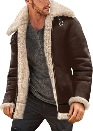LCMTWX Coats for Men Cottonpadded Jacket Stand Collar Knitted Splice Sweater Coat Casual Men's Thicken Warm Winter Coat