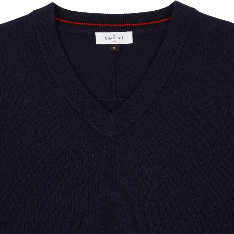 Le Chameau Asthall Sweater - Navy Size Medium