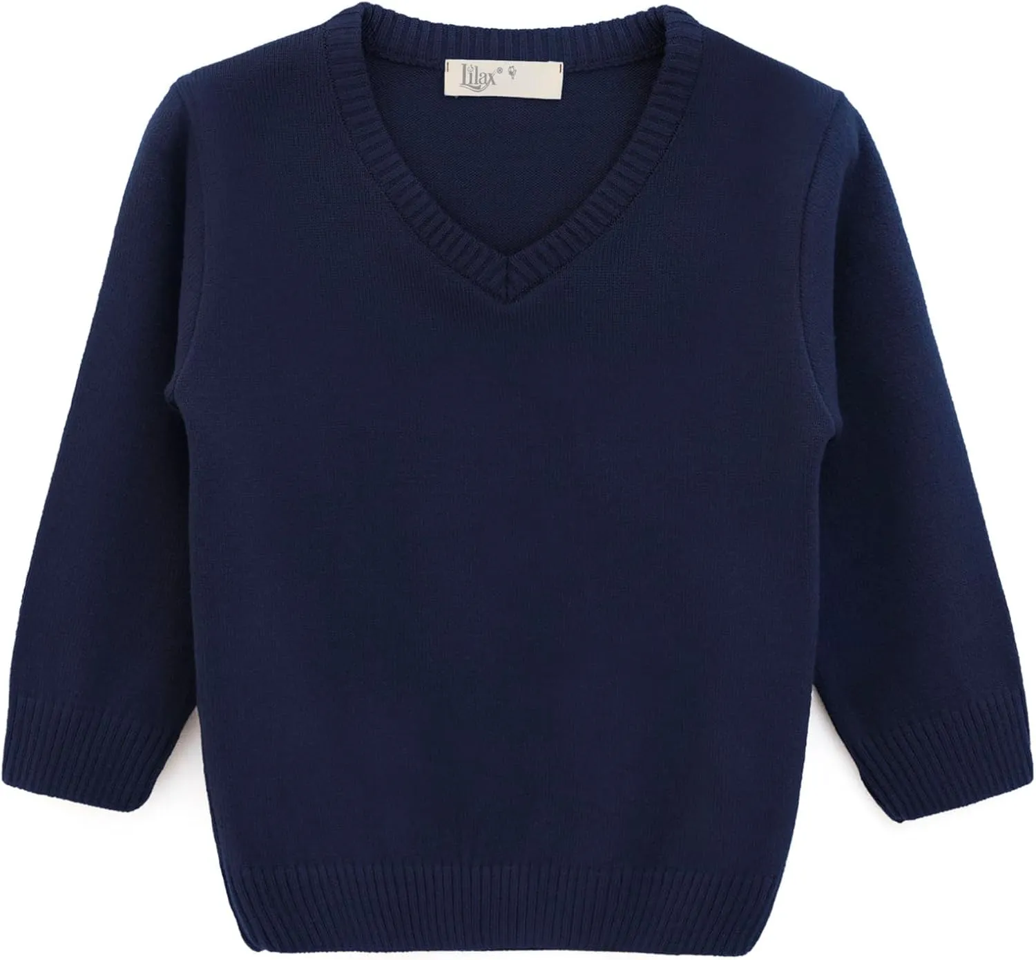 Lilax Toddler and Little Boys Sweater, V-Neck Knit Cardigan Sweater