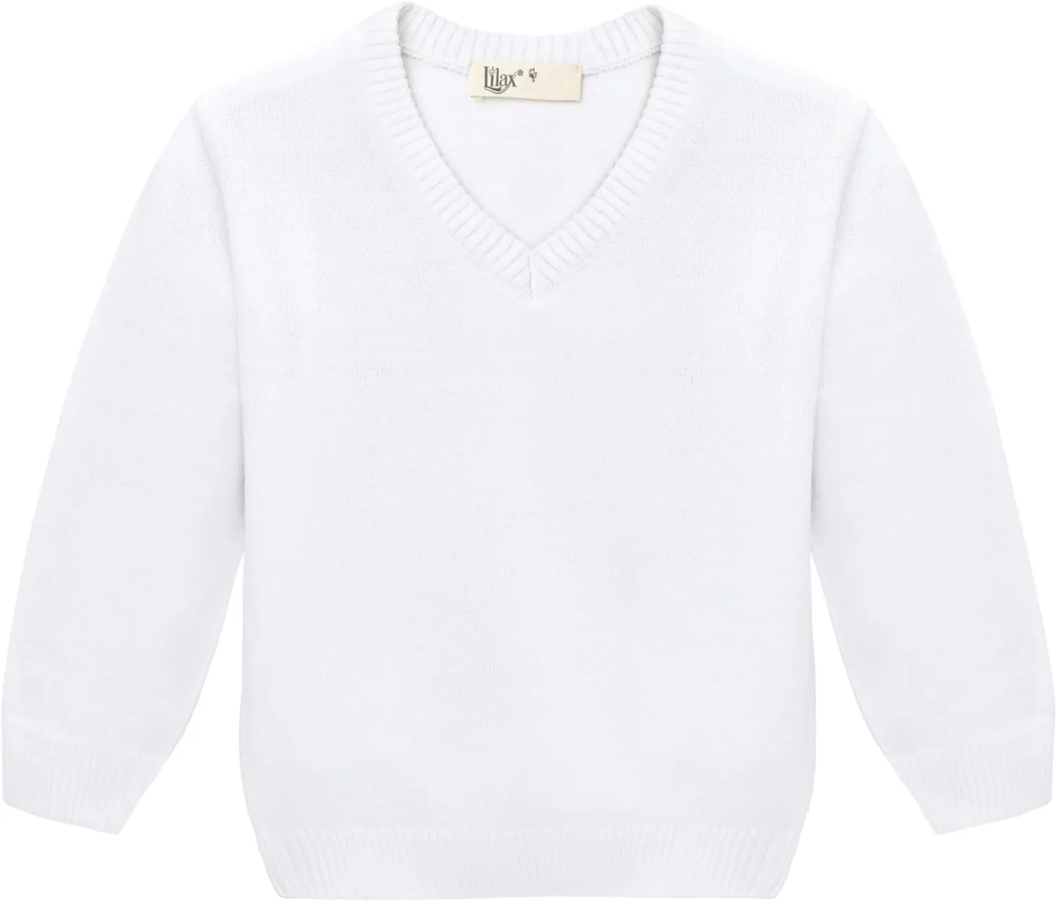 Lilax Toddler and Little Boys Sweater, V-Neck Knit Cardigan Sweater