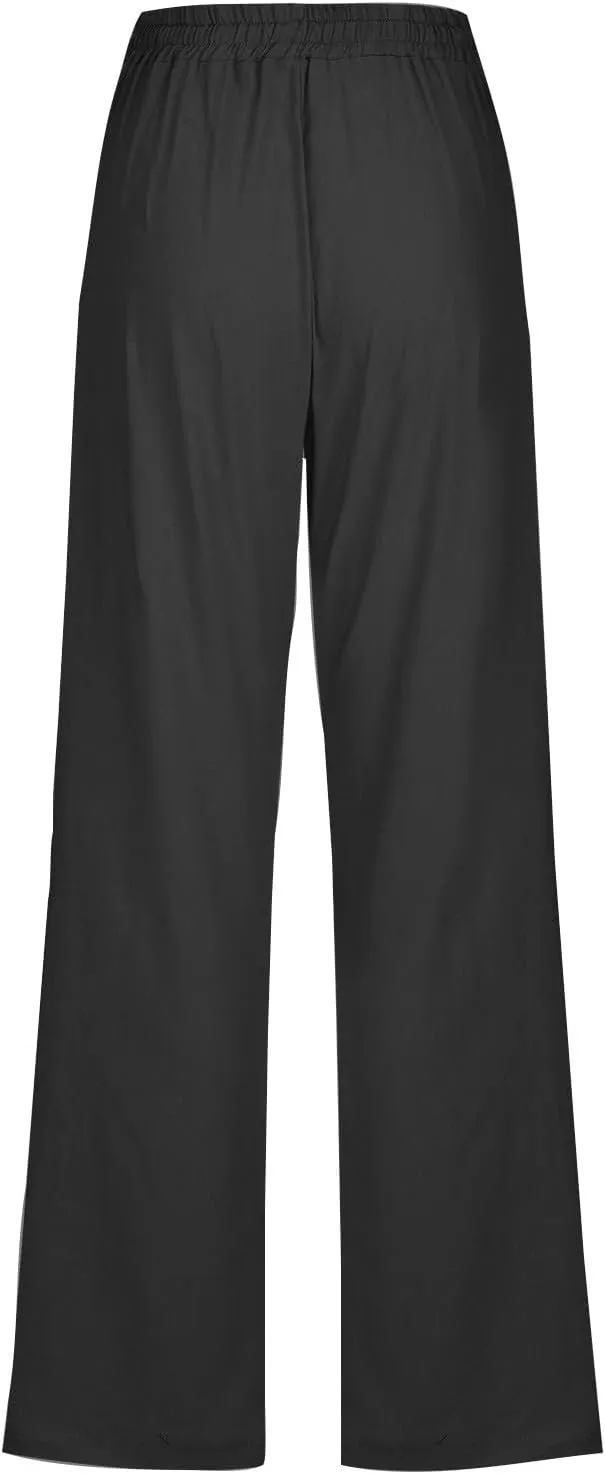 Linen Pants for Women Reduced, Linen Pants Women Plus Size Tall,Cotton Linen Beach Pants Women