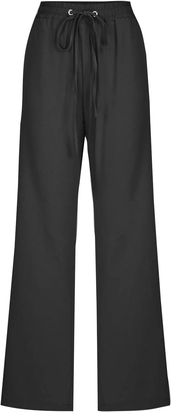 Linen Pants for Women Reduced, Linen Pants Women Plus Size Tall,Cotton Linen Beach Pants Women