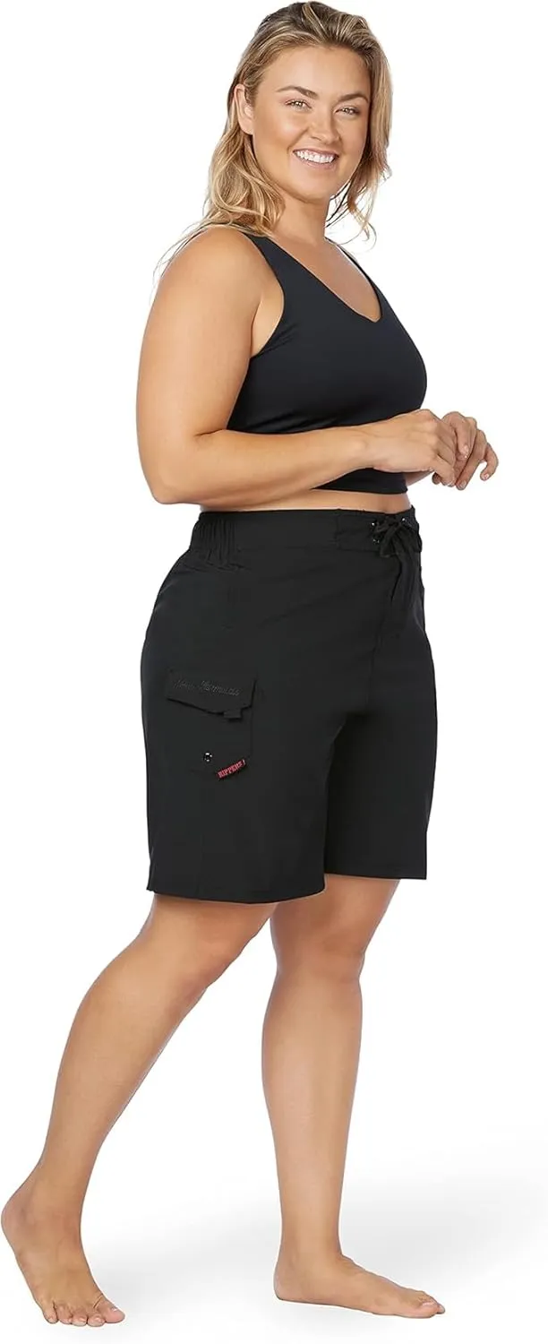 Maui Womens Plus Size Bathing Suit Swim Shorts Board Shorts