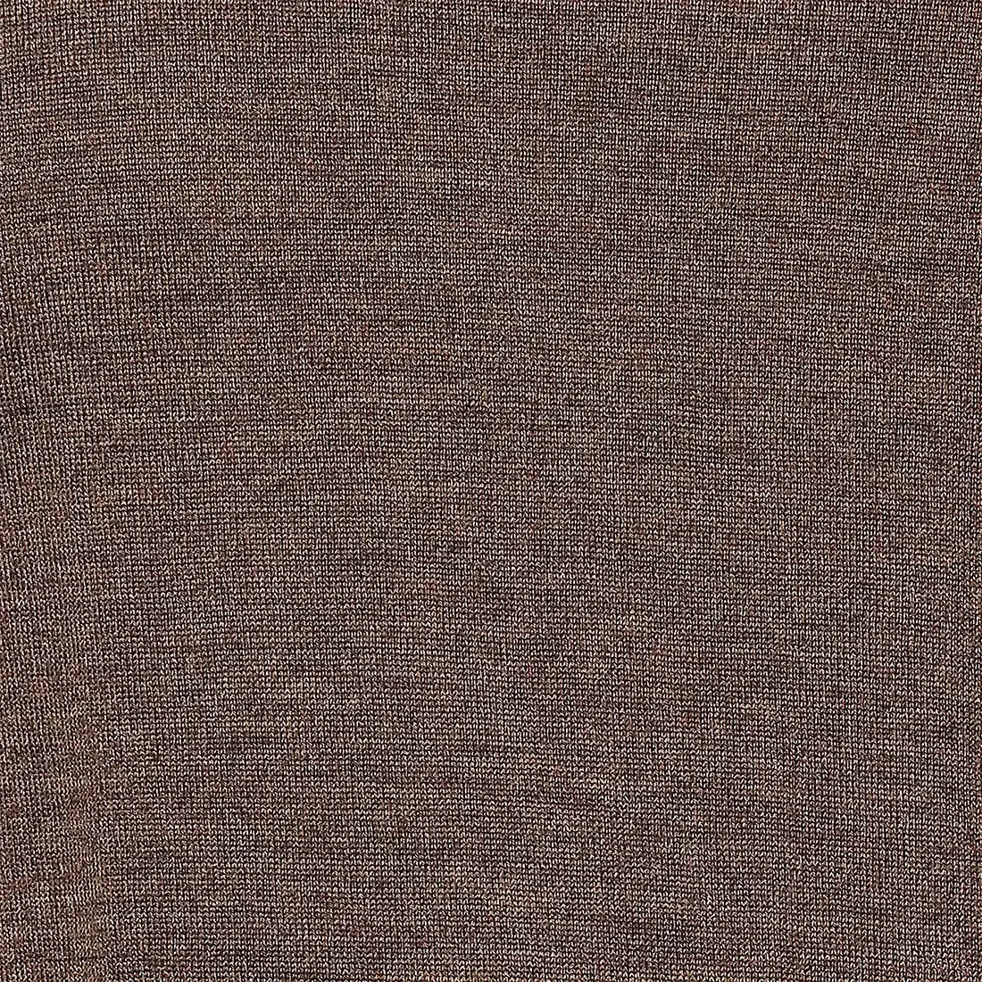 Men Brown Solid Merino Wool Full Sleeve V Neck Collar Sweaters