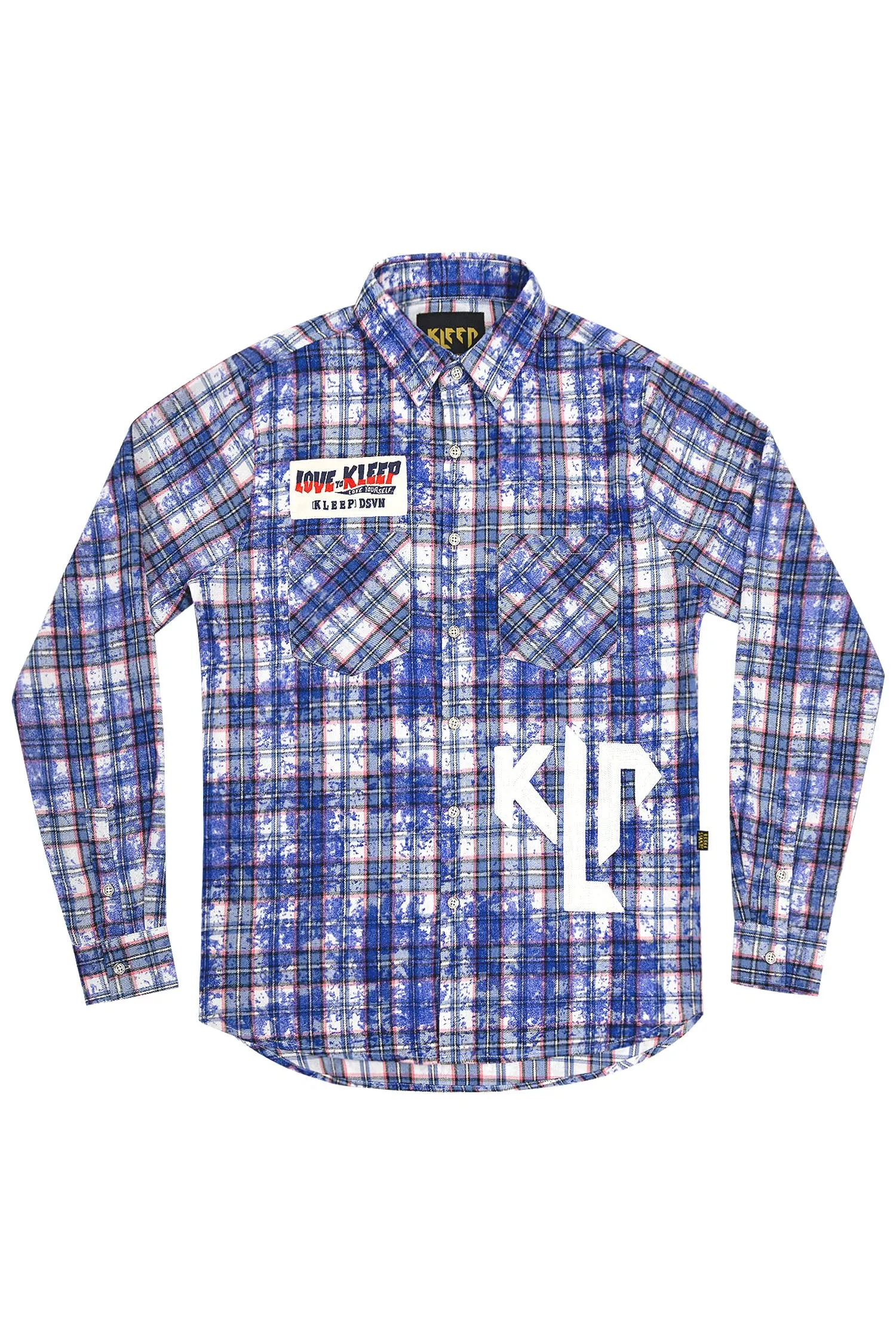 Men's Premium Bleached Multicolor Flannel Shirt