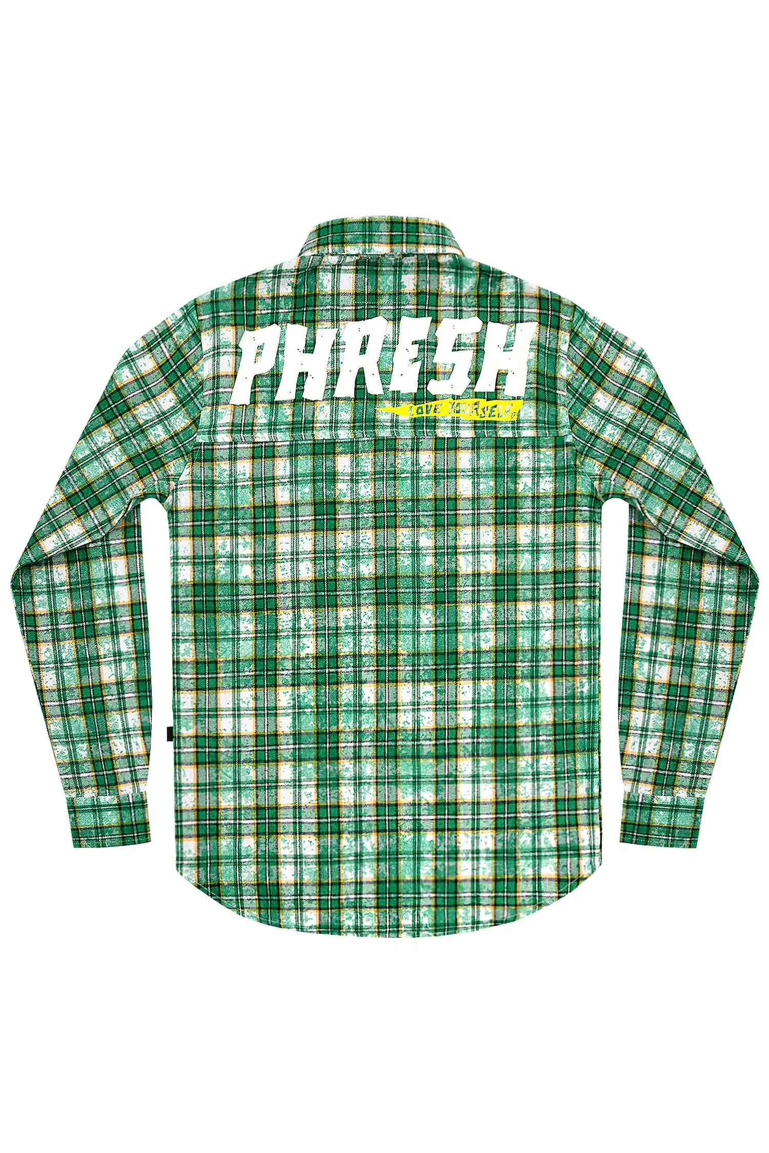 Men's Premium Bleached Multicolor Flannel Shirt