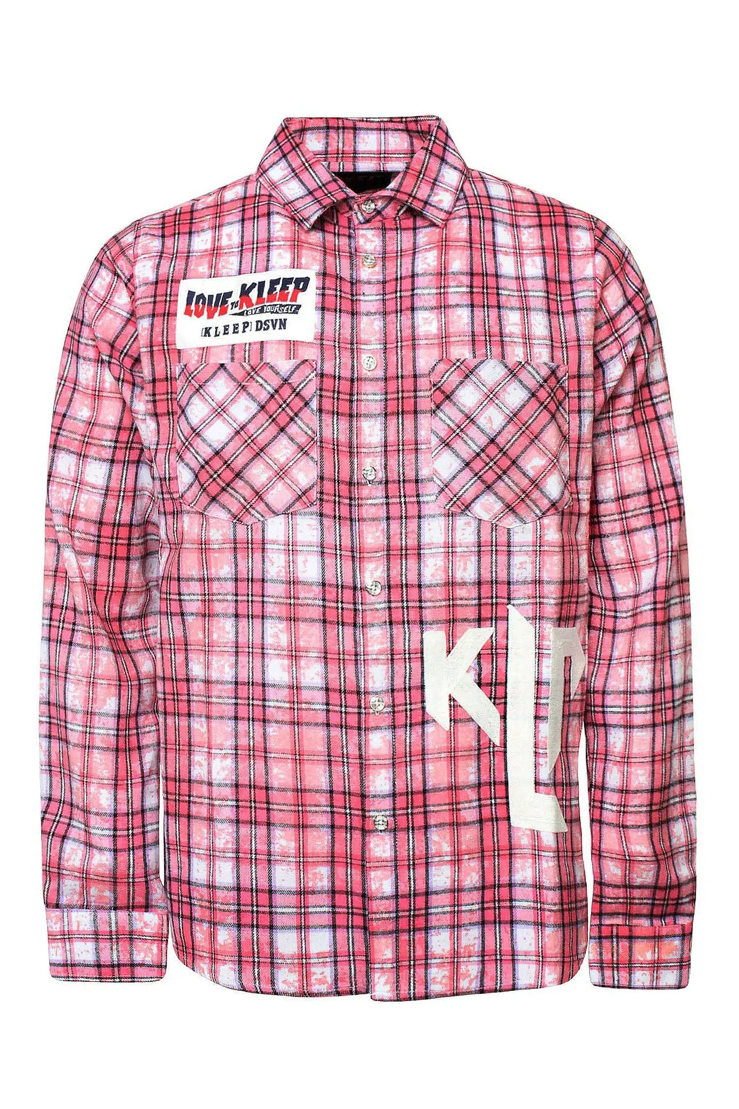 Men's Premium Bleached Multicolor Flannel Shirt