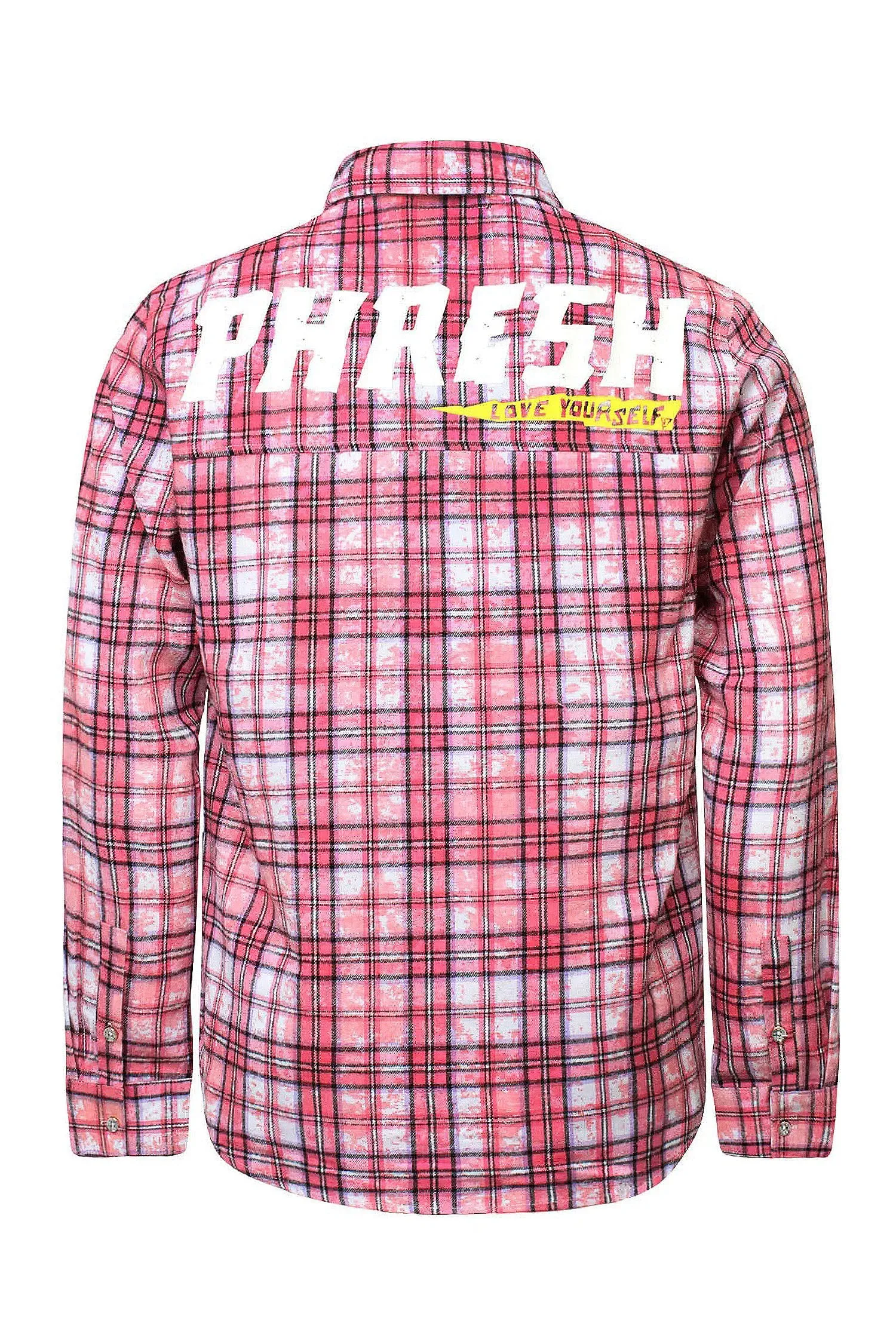 Men's Premium Bleached Multicolor Flannel Shirt