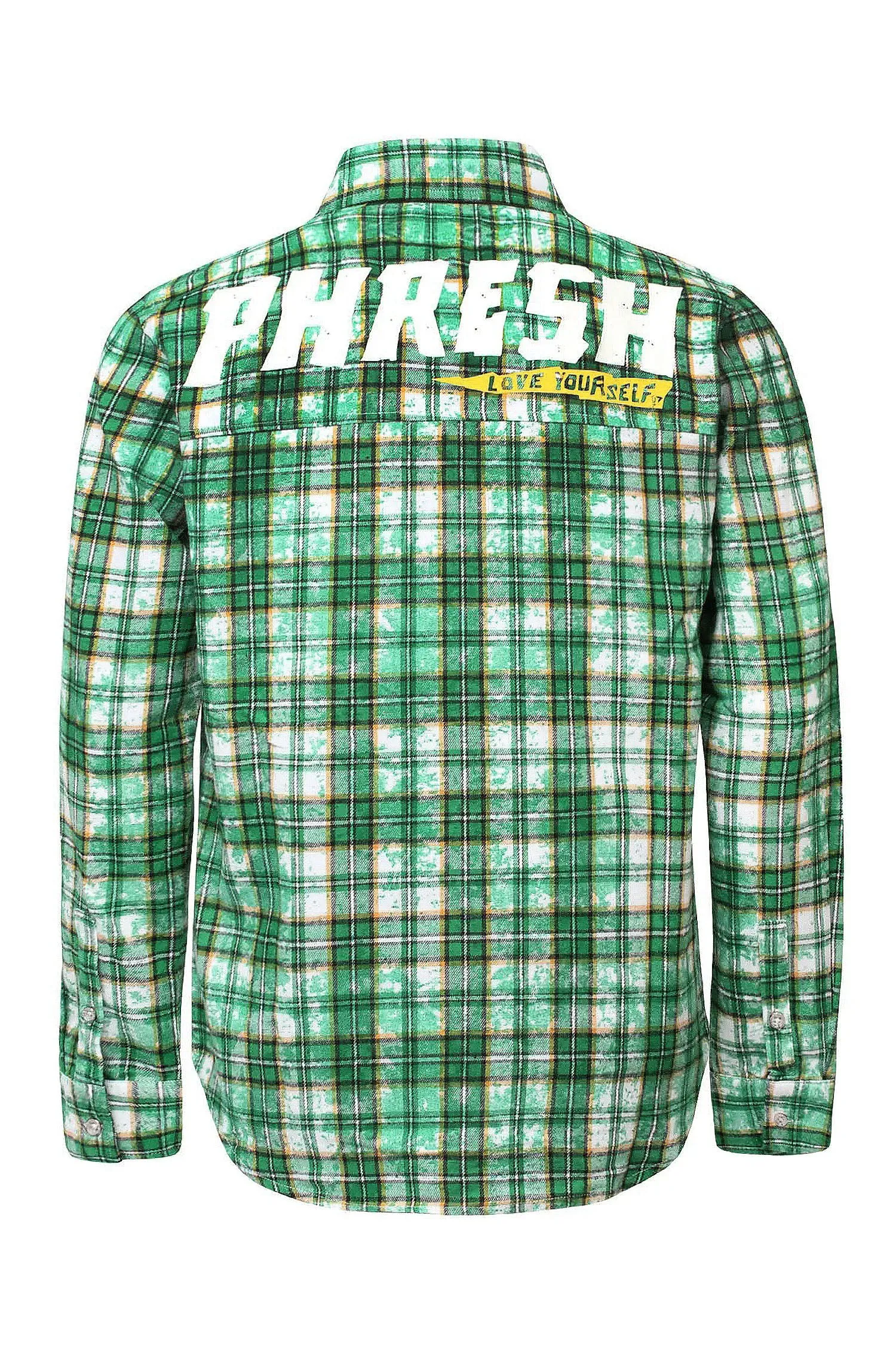 Men's Premium Bleached Multicolor Flannel Shirt