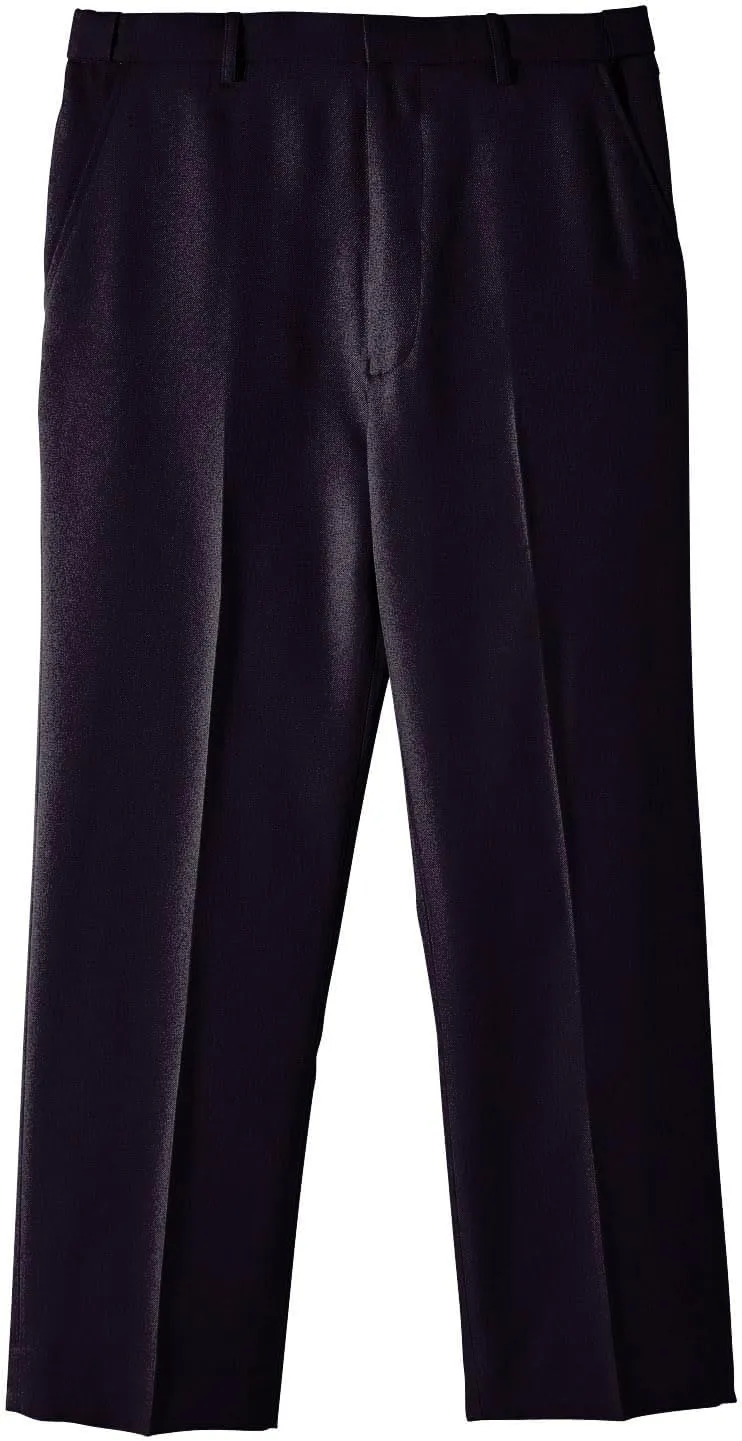 Men's Premium Smart Pants for Officework Stretch Waist Band - Pleated Formal Dress Slacks (Standard and Big & Tall)