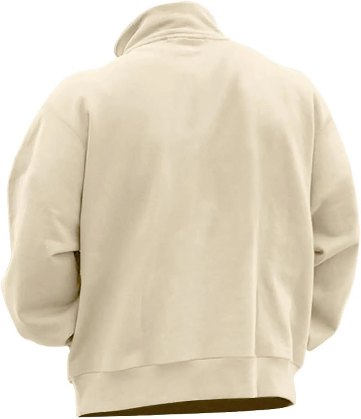 Mens Quarter Zip Up Pullover Lightweight Mock Neck Sweatshirt Casual Long Sleeve Shirt 1/4 Zip Pullover Mens 2024